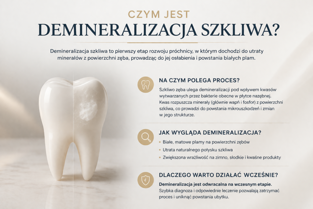 Czym jest demineralizacja szkliwa?